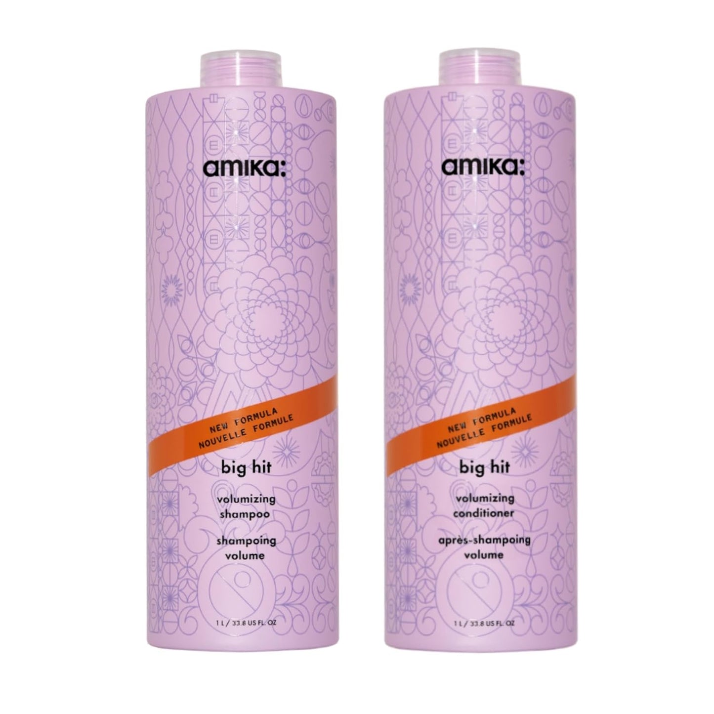 Amika Big Hit Volumizing Shampoo - Boosts Hair Volume & Body | 10.1 Fl Oz