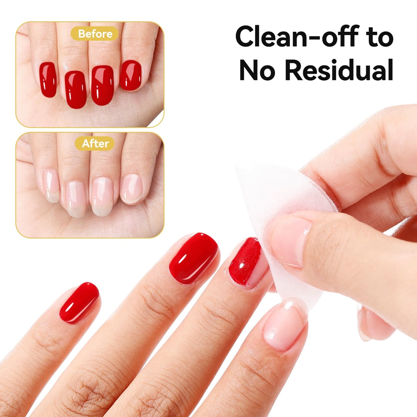Nailshion Nail Polish Remover Non-acetone for All Air Dry Nail Polishes, 3-6s Quick Removal, One-hand Push-Down, No Toxic, Rich in VE Non-Drying, Salon DIY Nail Art Supplies 5.46 fl. oz