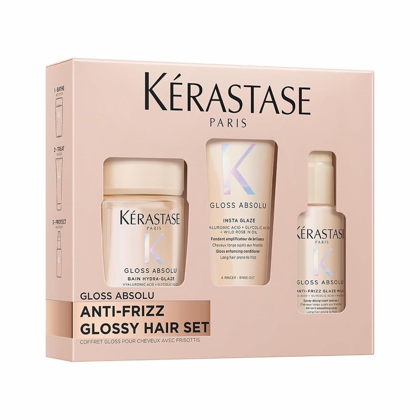 Kérastase Gloss Absolute Shampoo & Conditioner Set - Heat Protection for Long, Frizz-Prone Hair