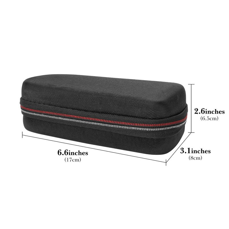 Linkidea Razor Storage Case, Portable Travel Razor Storage Bag, Replacement Blades Accessories Shaver Case for QP2520, QP2530, QP2630 (Black), SHC16-01