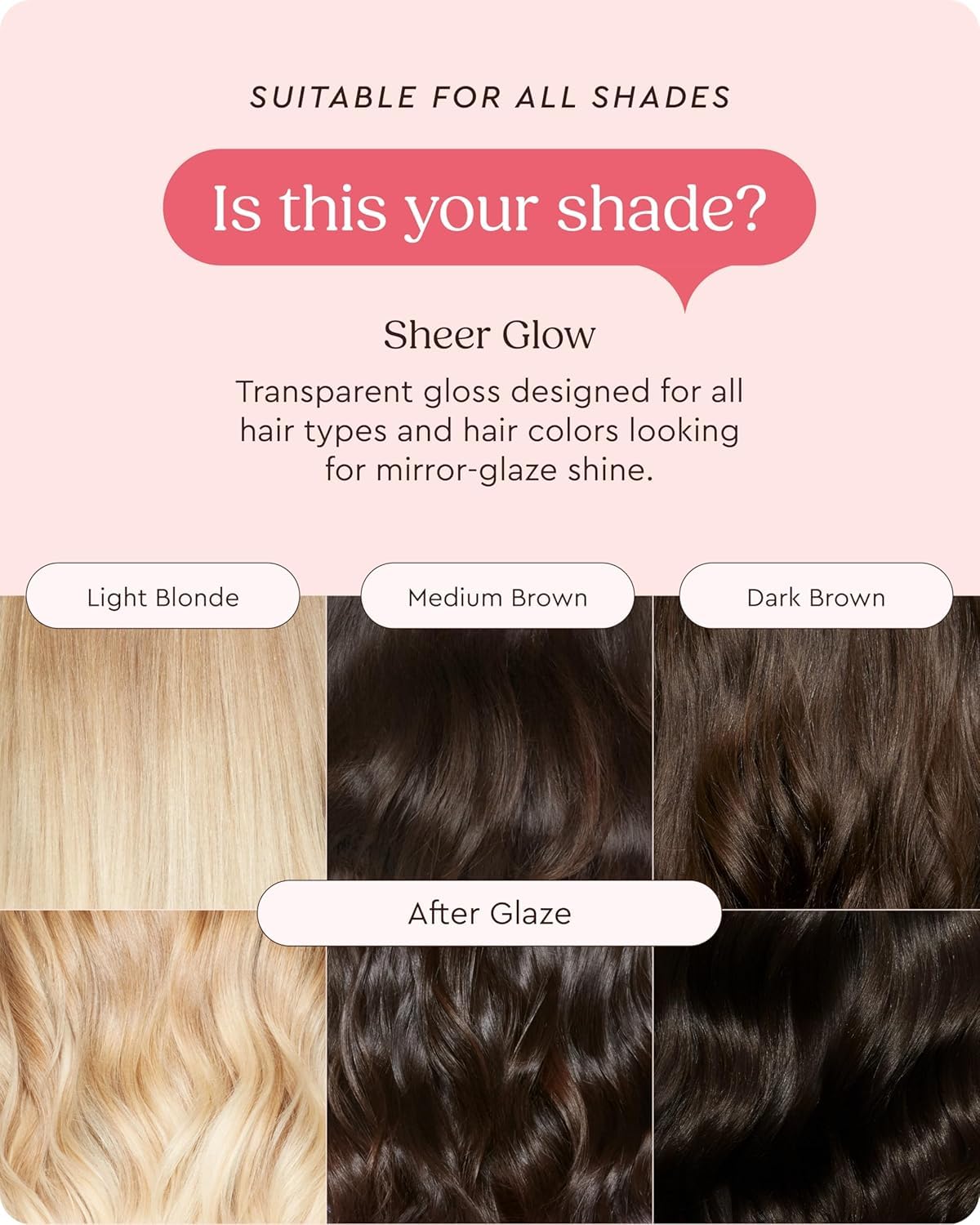 Supergloss Clear Hair Gloss Mini - Lightweight Shine & Damage Repair | Travel Size 1.7 oz