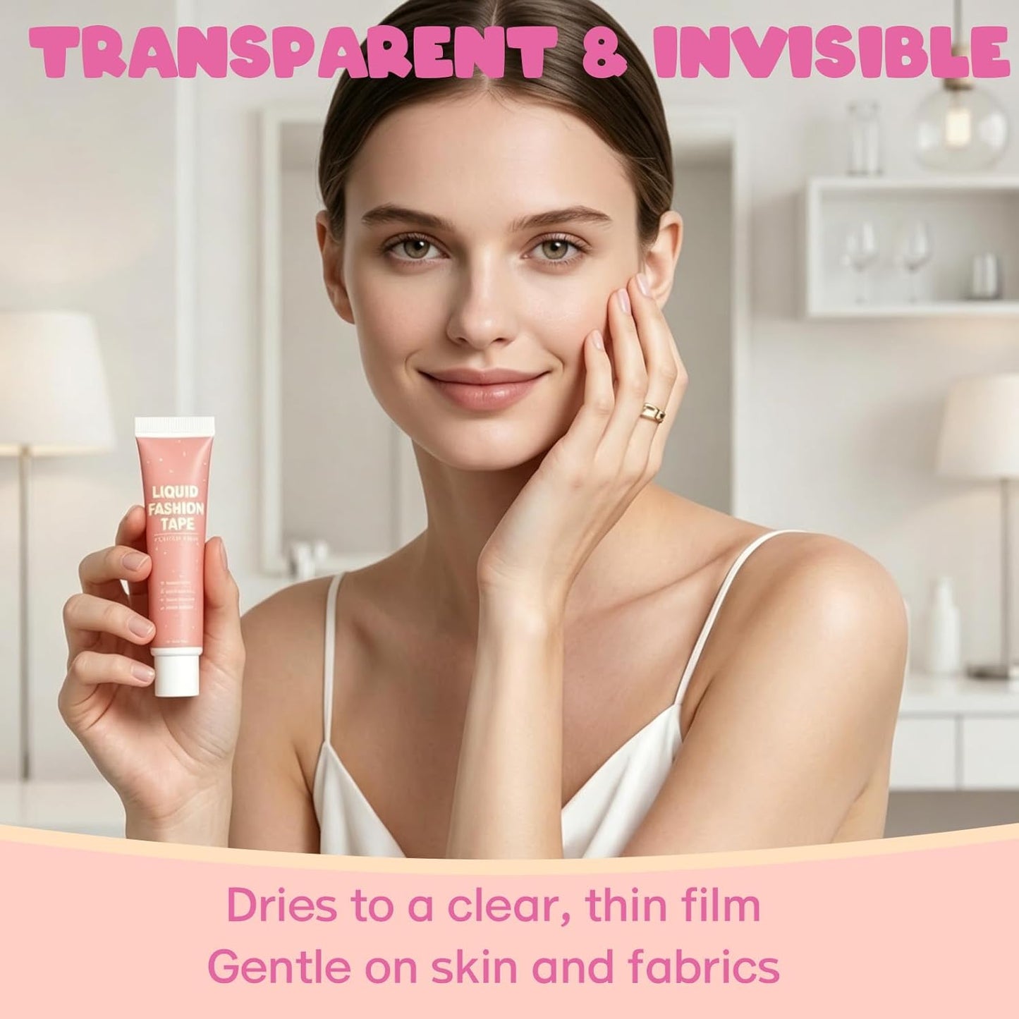 Body Adhesive for Clothing - Sweat Resistant & Long Lasting Glue for Dancers, Wigs, Bras | 30ml