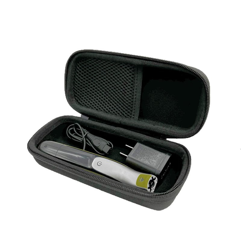 Diyeeni Hard EVA Travel Case Face and Body Hybrid Electric Trimmer Shaver, Protective Organizer with Mesh Pocket for Small Accessories, for QP2520 QP2630 QP2530 QP6510 QP6520 QP653