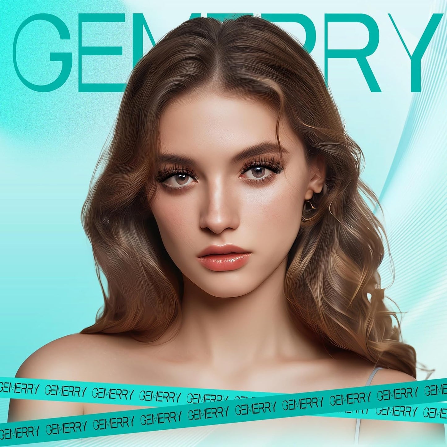 GEMERRY Eyelash Extension Kit Thick Curl Fluffy Clusters Kit With Lash Bond and Seal, Tweezers, DIY Lash Extension (80P-10-18mm)