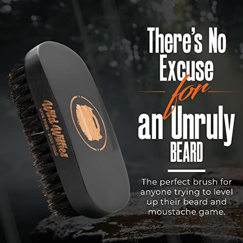 Wild Willies Beard Care Kit for Men - Beard Grooming Set with Oil, Shampoo, Comb & Brush - Men’s Care Set