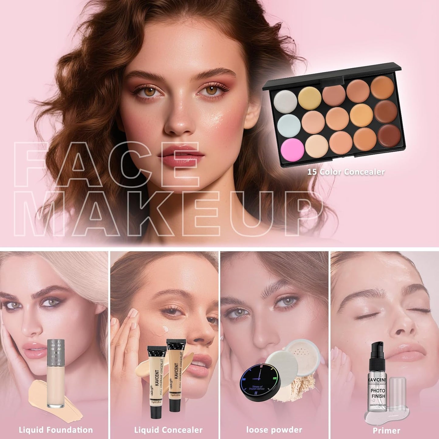 Makeup Kit for Women | Complete Makeup Set for Teens - Eyeshadow Palette & Accessories