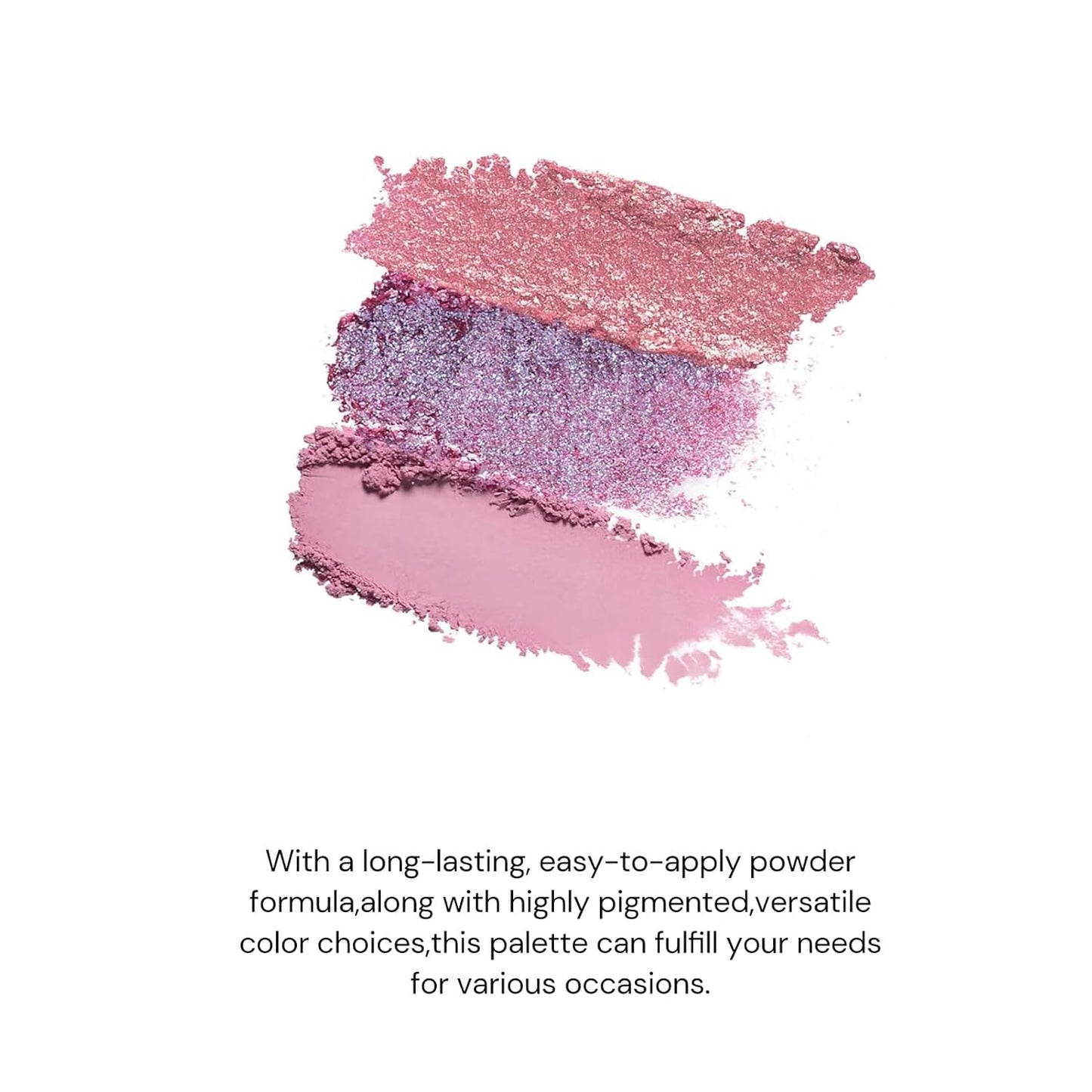 Violet Strawberry Rococo Eyeshadow Palette - Purple Pink Makeup with 3 Matte & 2 Shimmer Shades | 0.21 Oz