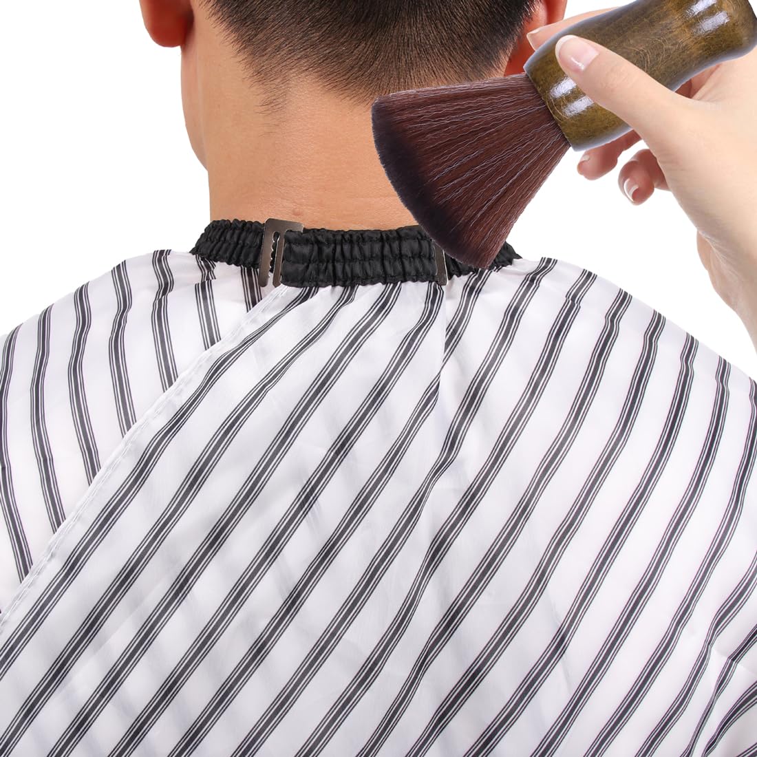 Neck Duster Brush Professional Barber Neck Duster Brush Soft Barber Face Cleaning Hairbrush Nylon Hair Cutting Kits Barber Accessories Cleaning Supplies