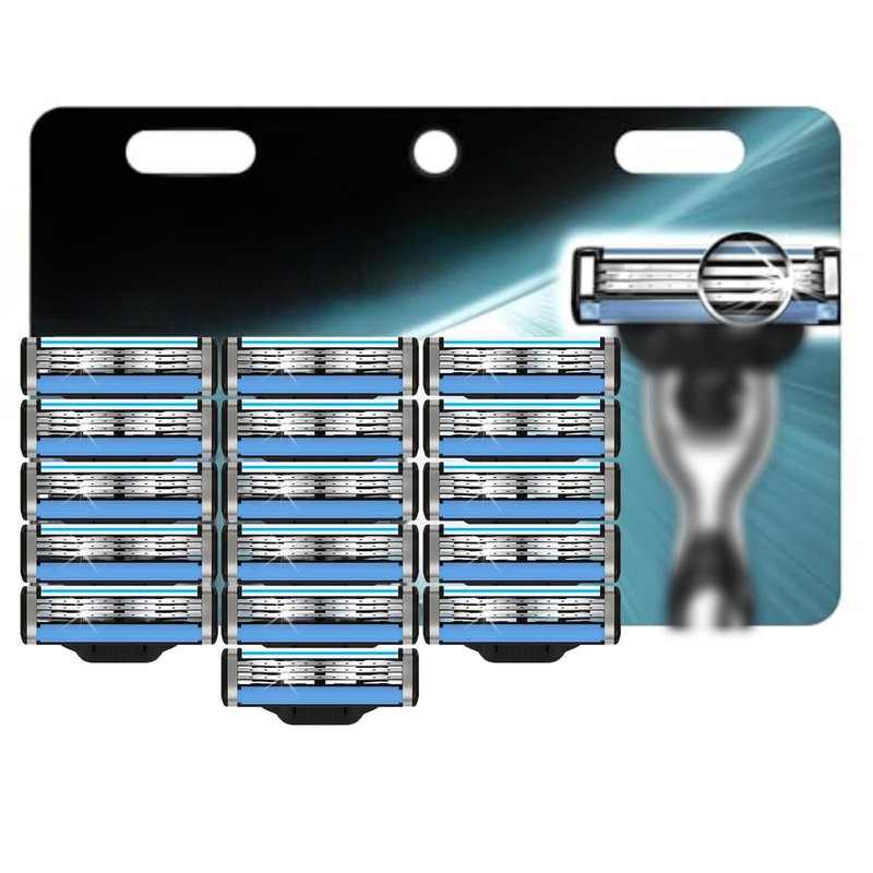 Mach 3 Razor Refills for Men, 16 Count Razor Blade Refills Compatible with Mach 3 razor blades refills