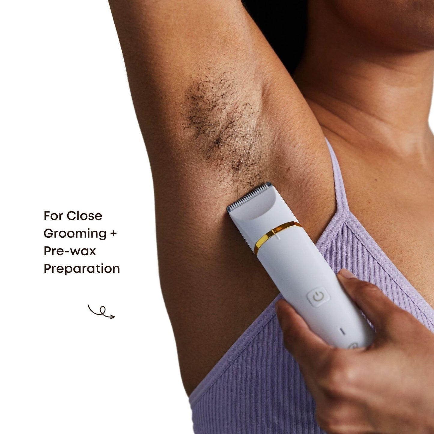 Bushbalm Ingrown Hair Nude Oil + Bikini Trimmer Set – Francesca Trimmer with Nude Oil – 2pc Grooming Set for Women, Bikini, Underarms & Legs – Smooth Skin, Razor Bump