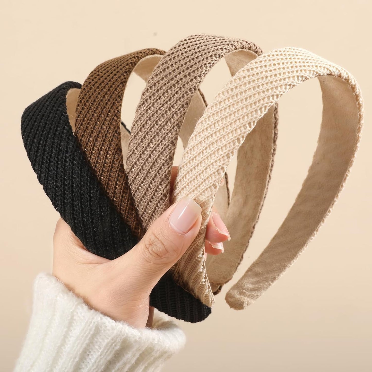 Zig Zag Headbands for Women - Non-Slip Wavy Comb Design | 6 Pcs Set, Ideal 90s Hair Accessories