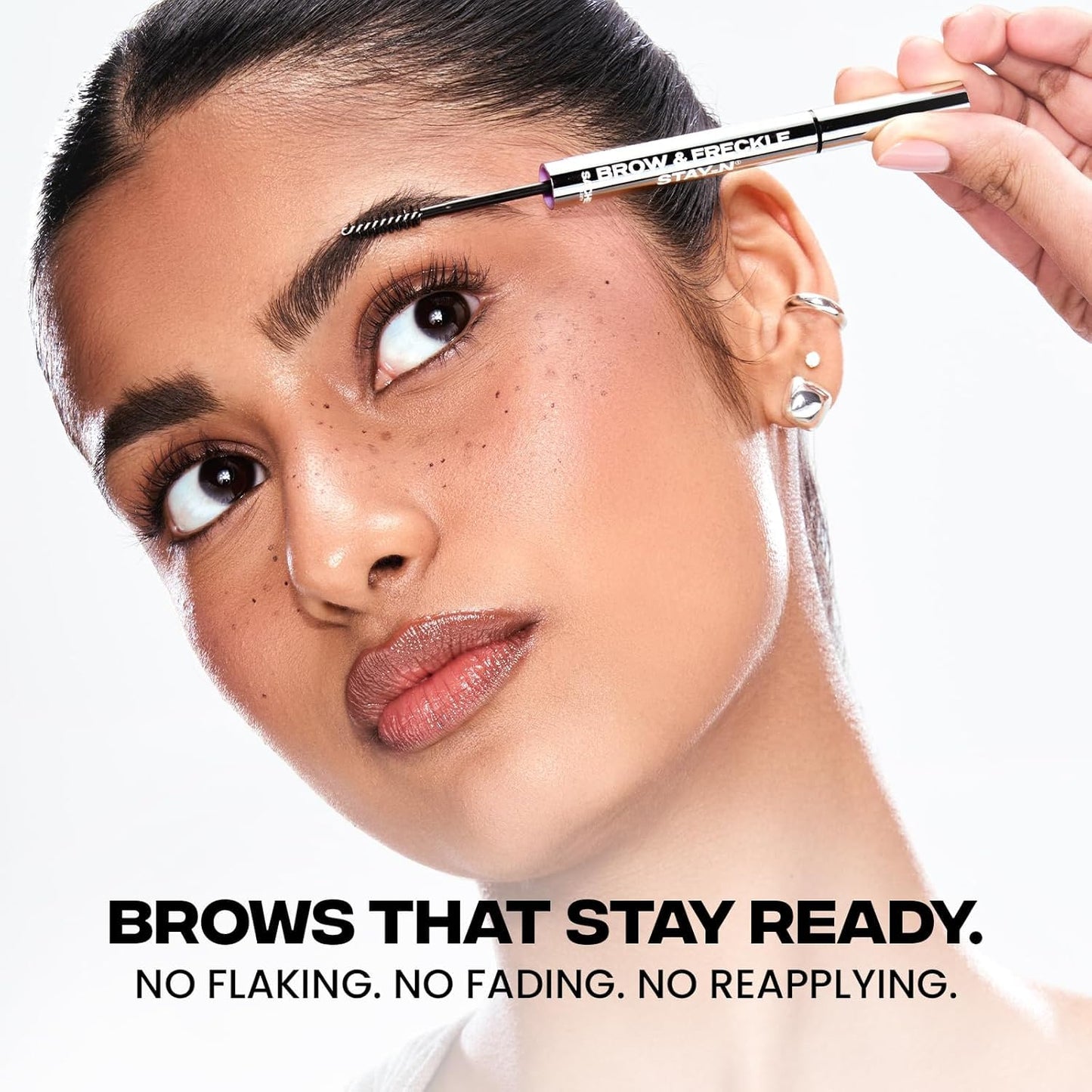 Sacheu Brow & Freckle Tinted Eyebrow Gel | 2-in-1 Longwear Water Resistant Tint, Caramel Latte