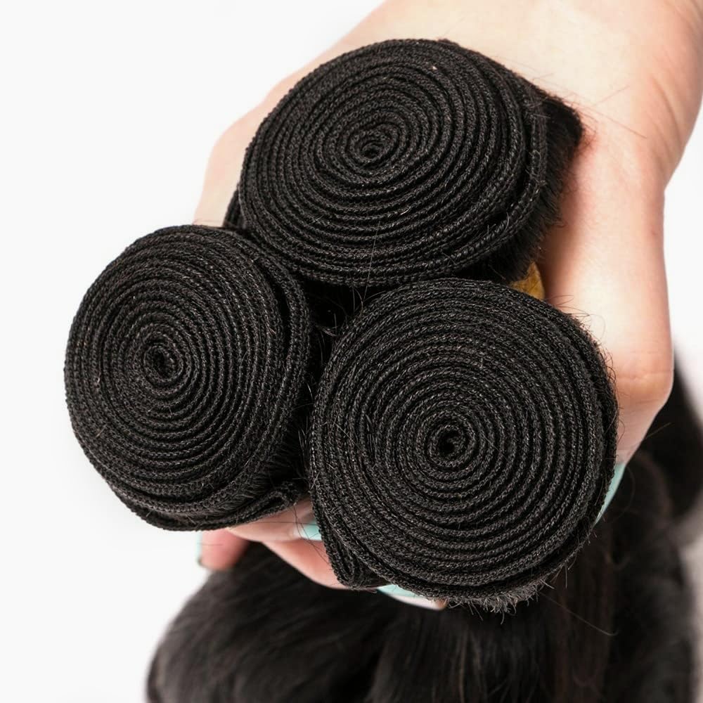 Body Wave Bundles Natural Black Bundles Human Hair 24 26 28 Inch 1b Body Wave Bundle Human Hair Extensions Mixed Length 3 Bundles