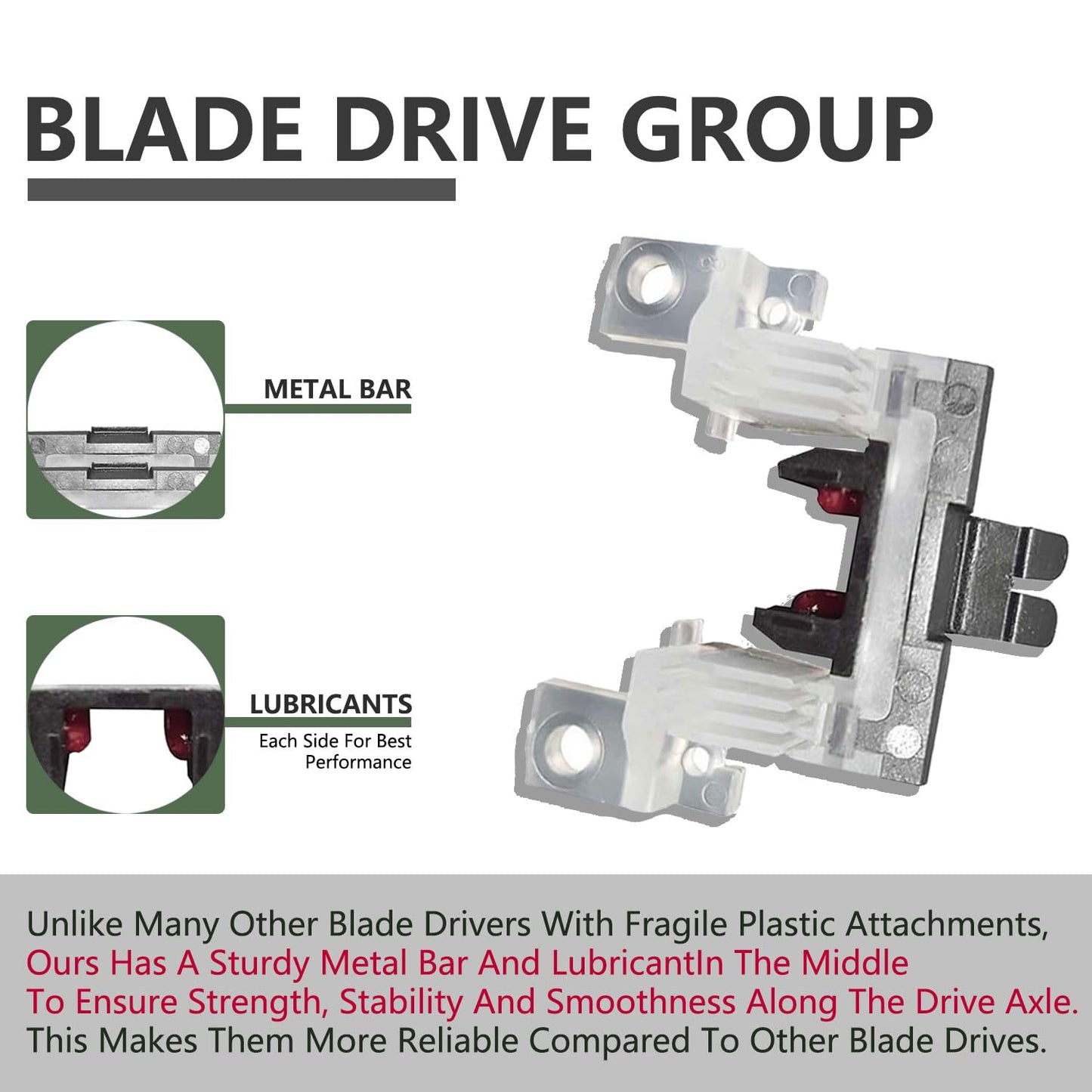 5 PCS Blade Drive Assembly Lever Compatible With Andis pet Clipper AG, AGC, AGC2,SMC, Excel, 5-Speed, AGC, AGRC,AGR+,and AGCL,MBG2,SMC2,Pulse ZR clipper models (5 PC SN-010)