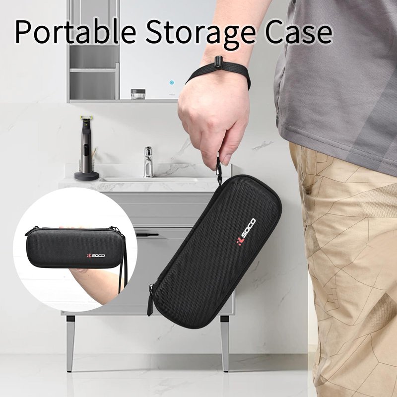 RLSOCO Hard Case Compatible With Philips QP6530/70,QP6530/80,QP6531/70,QP6550/70,QP6520/70,QP6510/20,QP2520/90, QP2630/70, QP2520/20 Hybrid Electric Trimmer (Case Only)