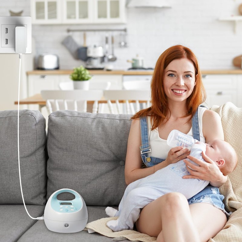 Charger Power Cord for Spectra Electric Breast Pump S1, S2, Plus, S3 Pro, SPS100, SPS200, SG Synergy Gold Charging Cord, Baby Breast Pumps AC Adapter, White