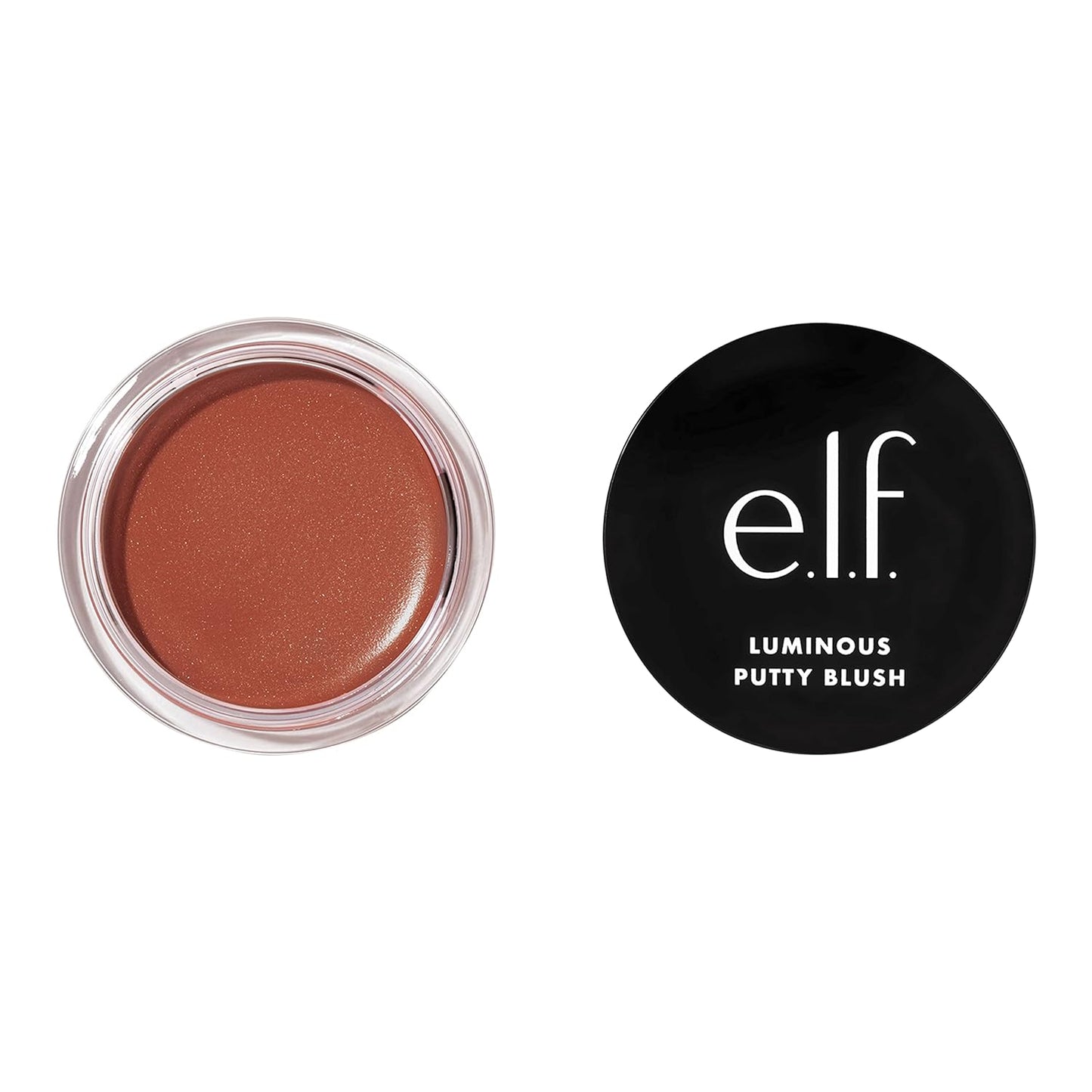 e.l.f. Luminous Putty Blush - Buildable Creamy Blush With Shimmer Finish | Maui Color