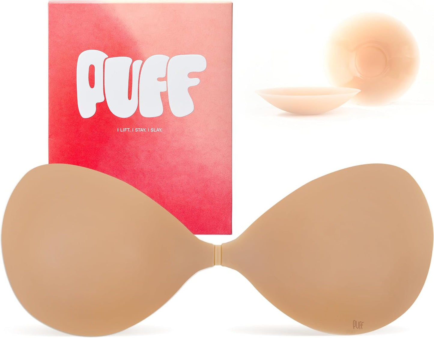 Invisible Strapless Sticky Bra - Push-Up Adhesive Bra for Backless Dresses | Cleavage Lift Nipple Covers