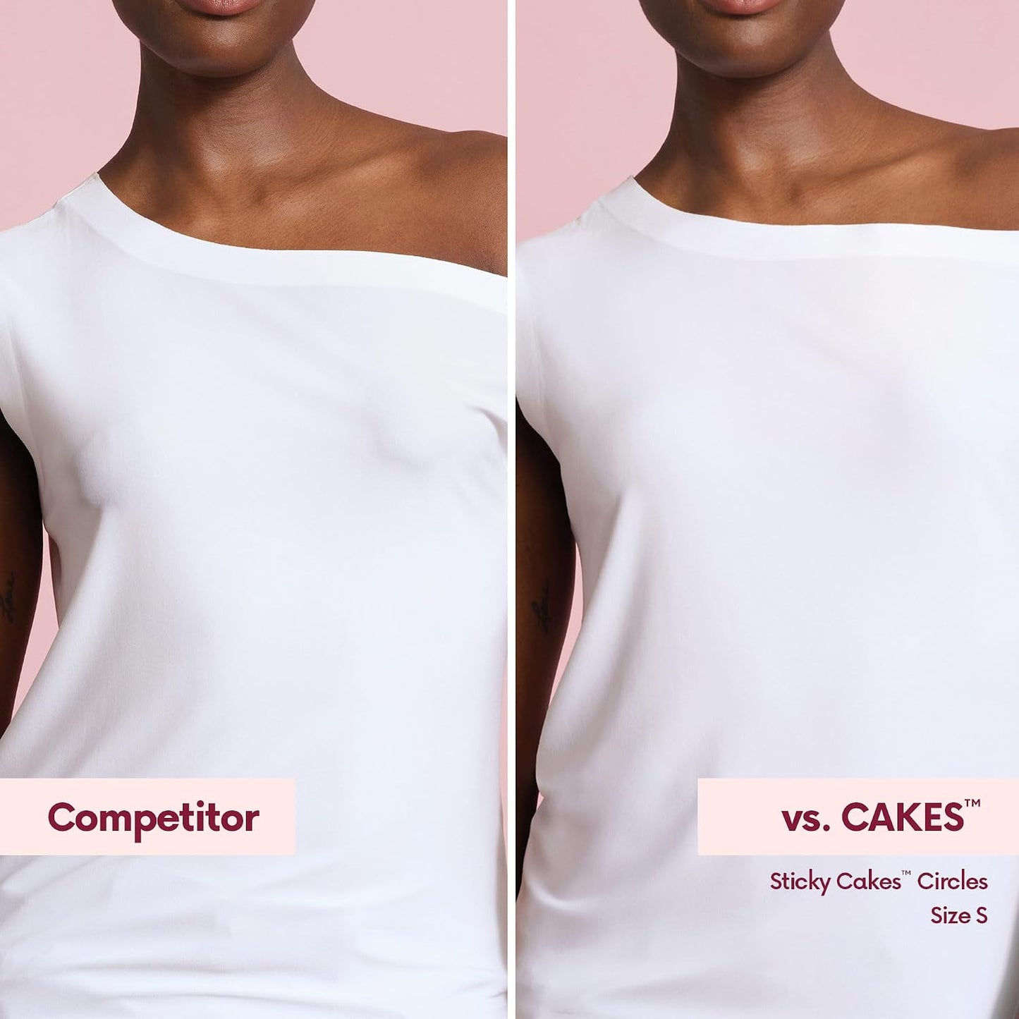 Sticky Circle Nipple Covers for Women - Adhesive-Free Comfort & Perfect Fit | CAKES Body®