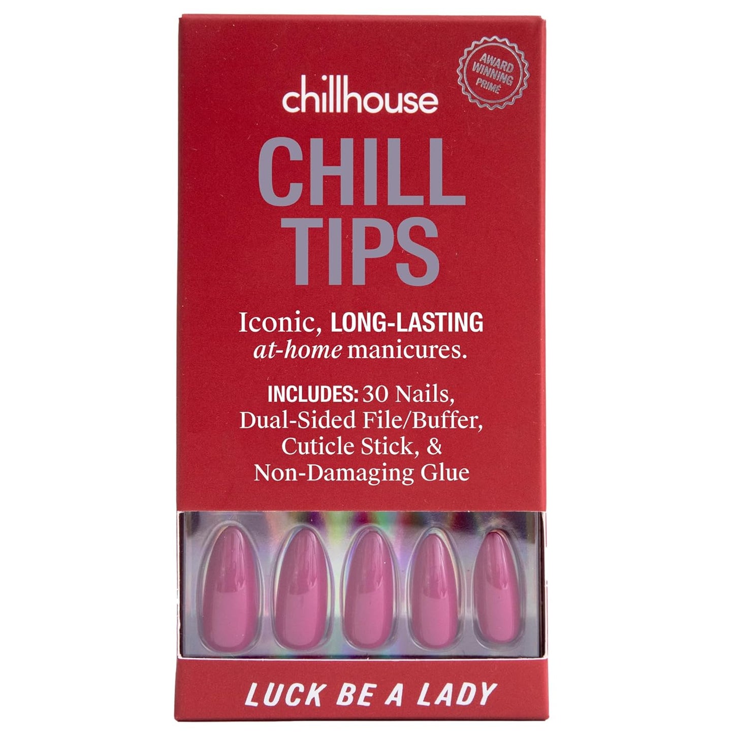 Chillhouse Press-On Nails Kit - Unicorn Club Almond | 30 Customizable Shapes for Up to 2 Weeks of Wear