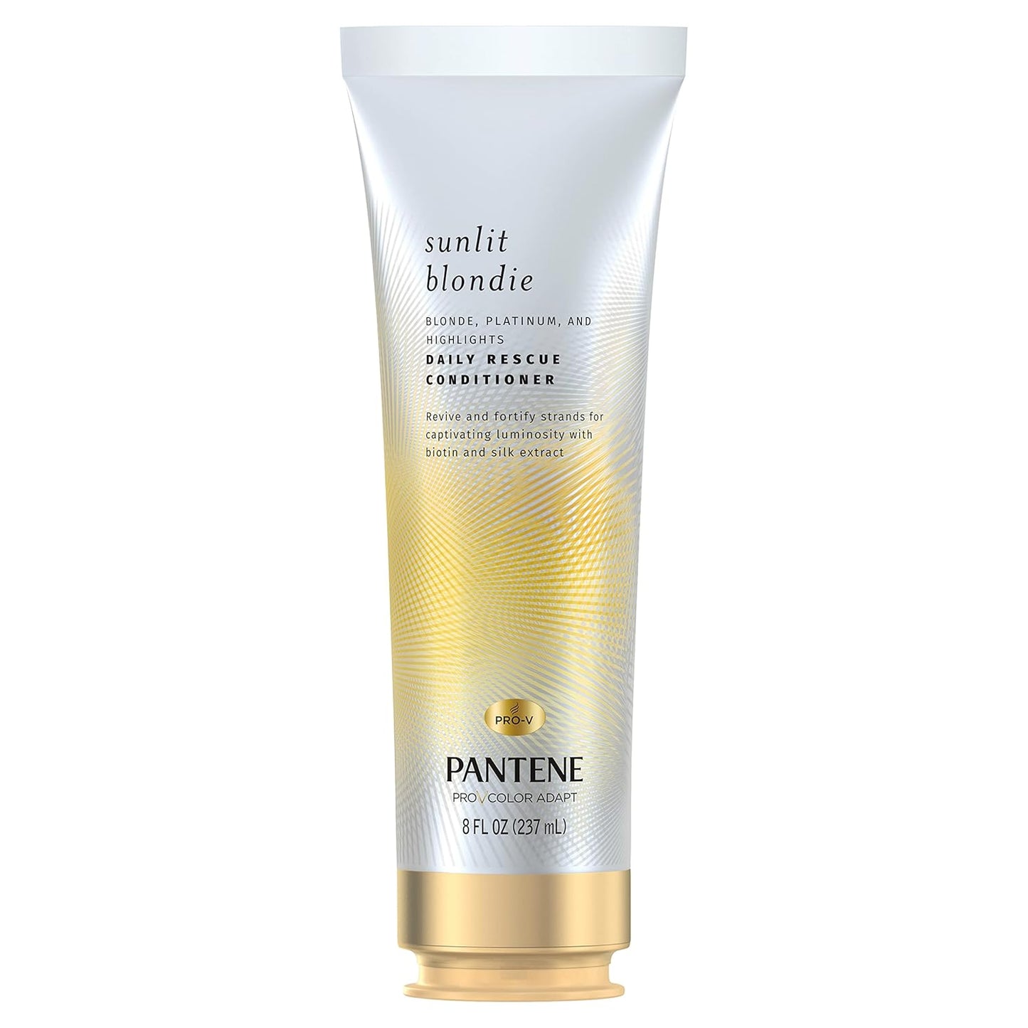 Pantene Daily Rescue Conditioner Toner - Color Treatment for Blonde Hair with Biotin & Silk Extract | 8 Fl Oz