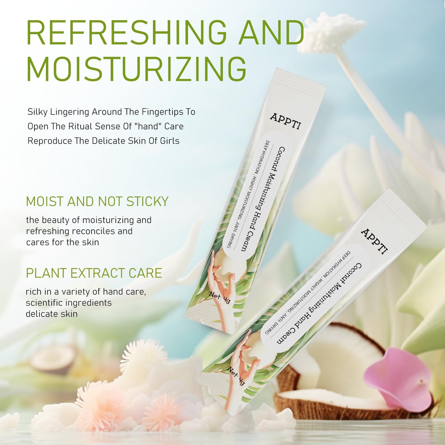 APPTI Moisturizing Hand Cream, Relieves and Repairs Hand Lotion, Travel Size Hand Cream, Variety Fragrance