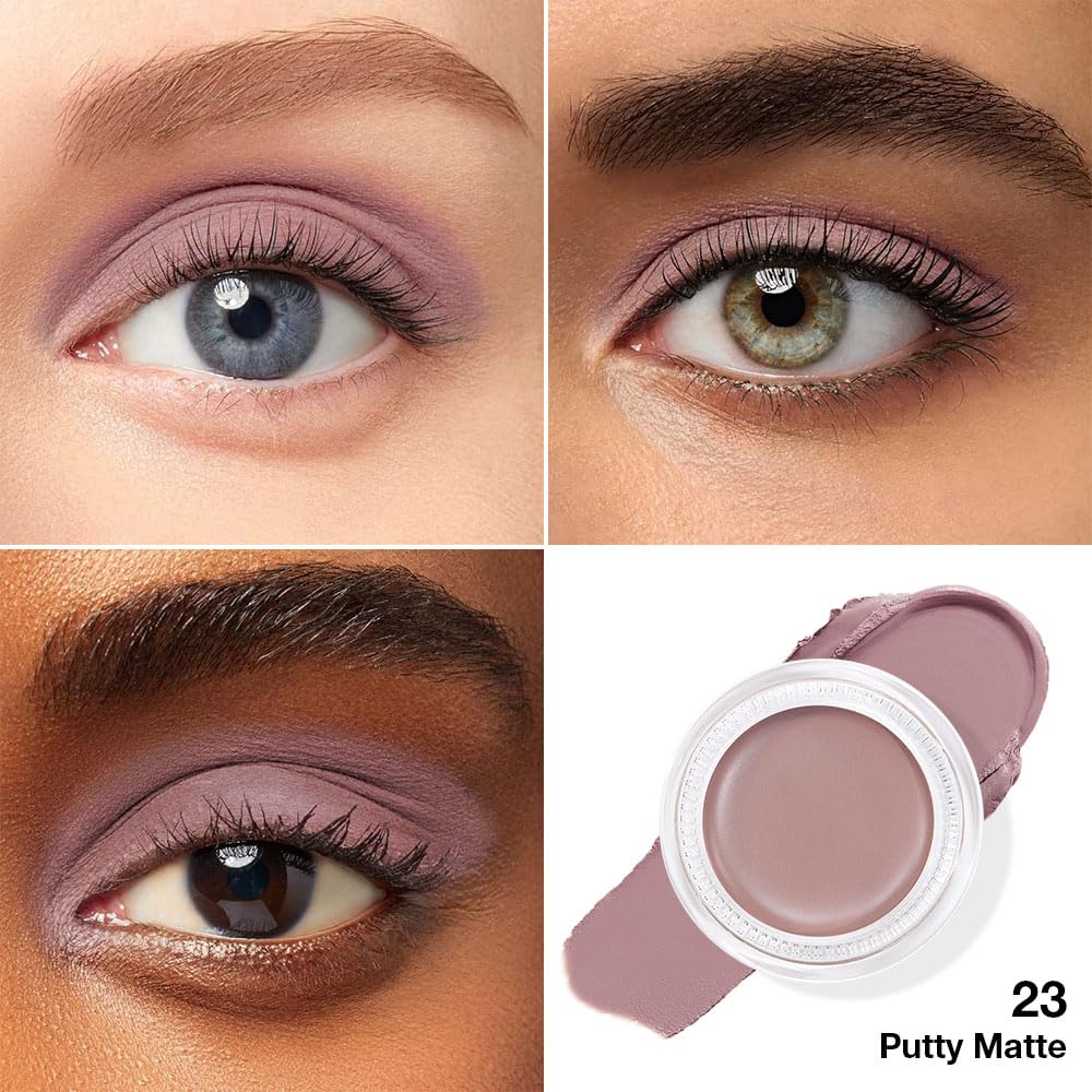 Matte Cream Eye Shadow Palette - Highly Pigmented Monochrome Colors | Waterproof & Blendable for Mature Skin