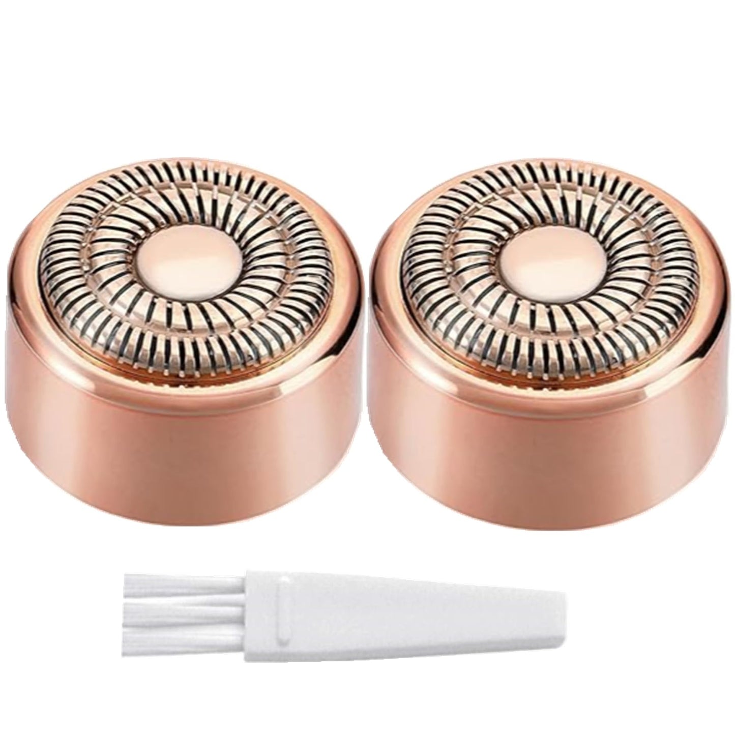Replacement Heads Generation 3 for New Finishing Touch Flawless Facial Hair Remover,Upgraded Replacement Blades for Women,Ring Light Rose Gold for Flawless
