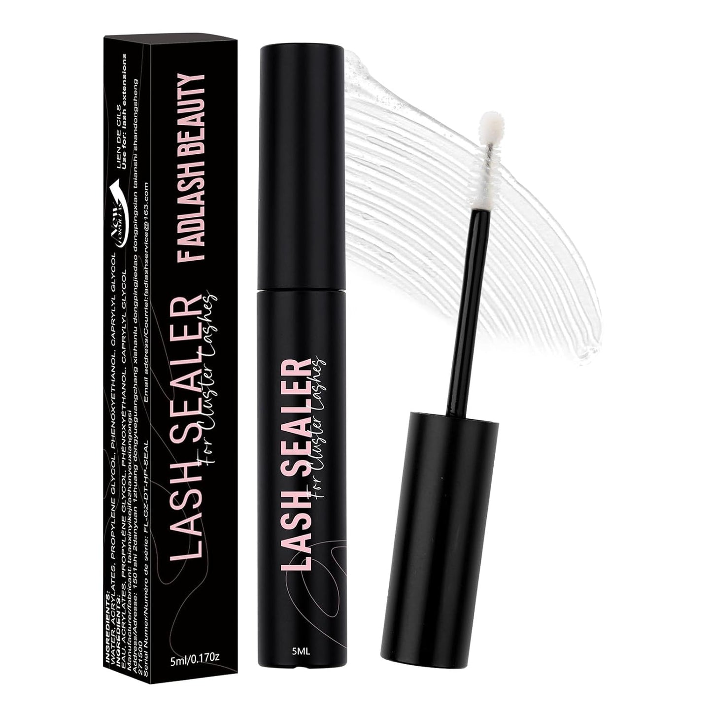 Lash Remover for Cluster Lashes - Quick-Dissolving, Gentle Formula | 5ml Clear Eyelash Extension Remover