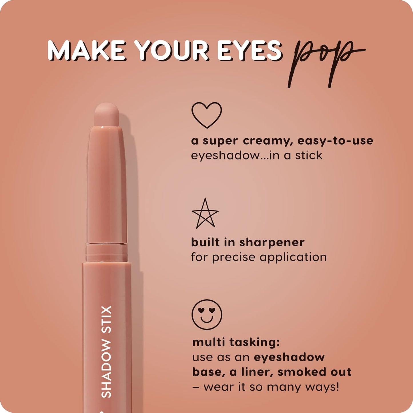 ColourPop Cream Eyeshadow Sticks Bundle - Long-Lasting Color Duo | Bare With Me & Cocktail Party (2 Pack, 0.05 oz Each)