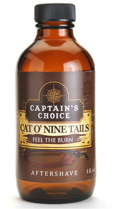 Captain's Choice, Cat O Nine Tails Bay Rum Aftershave, 4 Ounce