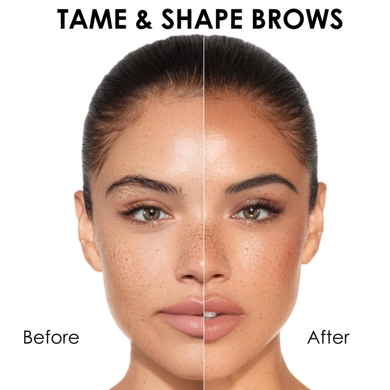 JAPONESQUE Brow & Lash Shaper with 3 Different Spoolie Brushes, for Separating Lashes, Eliminating Mascara Clumps, and Grooming and Shaping Brows