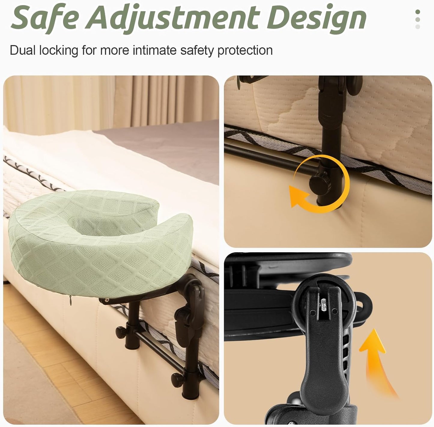Adjustable Massage Headrest - Portable Face Cradle for Home Use | Ideal for Eye Surgery Recovery