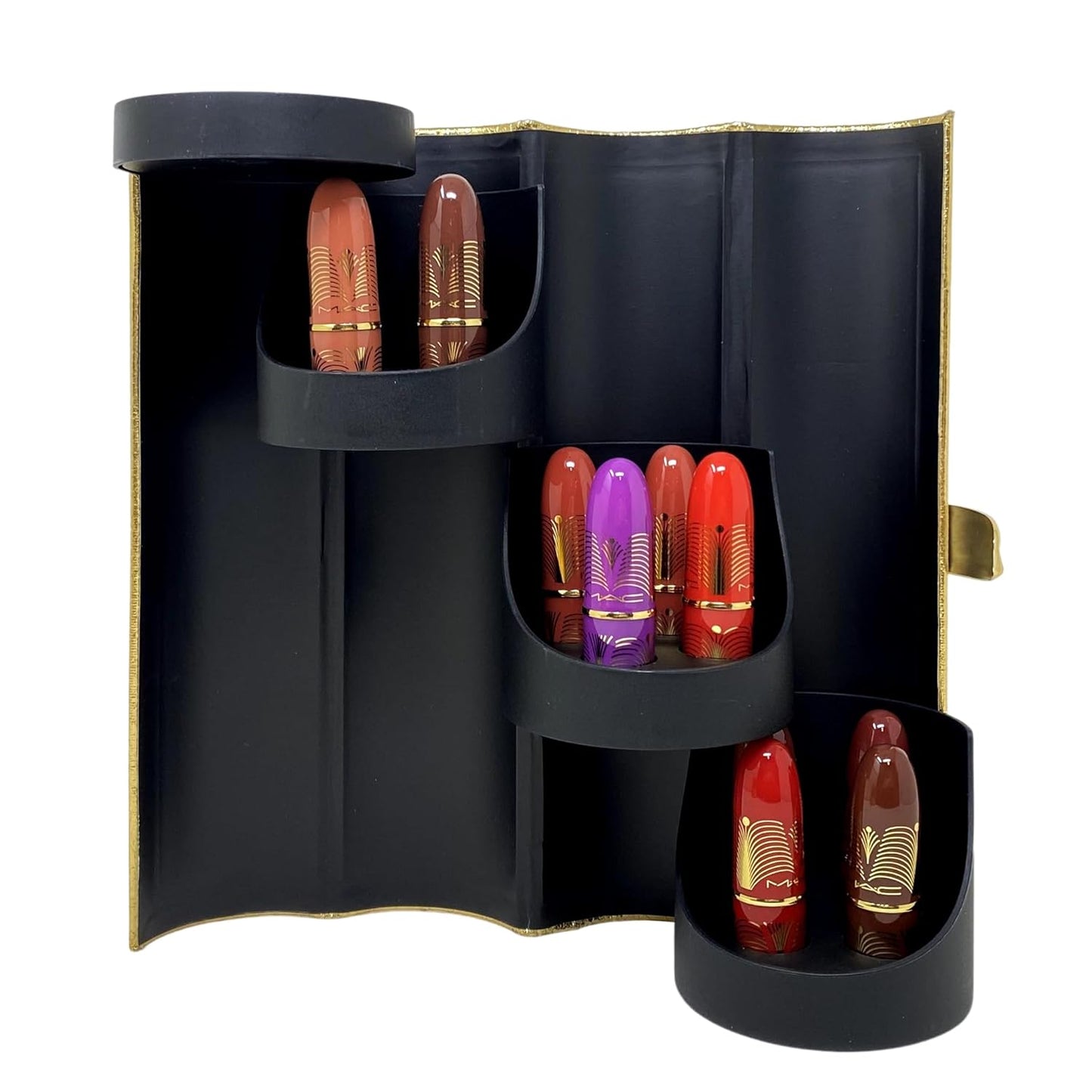 MAC Cosmetics Miniature Lustreglass Lipstick Vault - 12 Travel Size Lipsticks in Limited Edition Shades