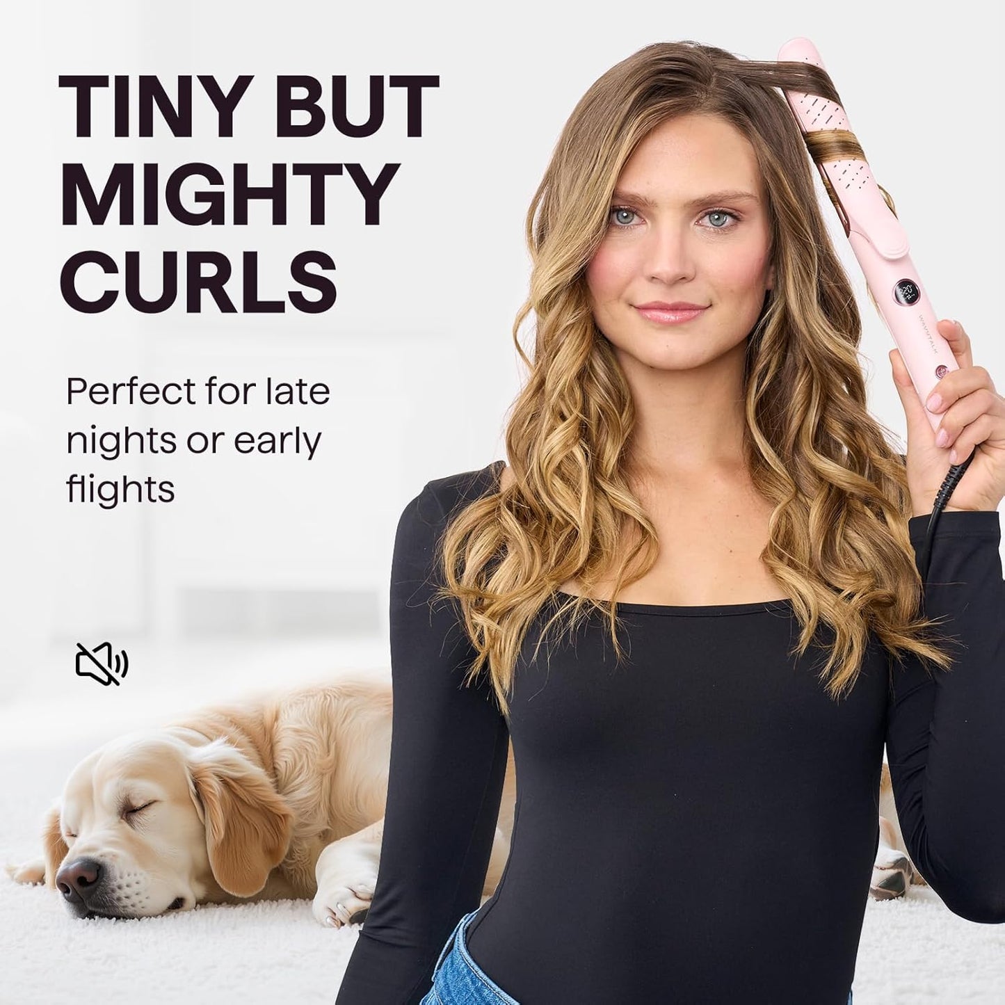 Airflow Styler - 2 in 1 Curling Iron & Hair Straightener | Whirlwind Curl, Less Damage to Hair
