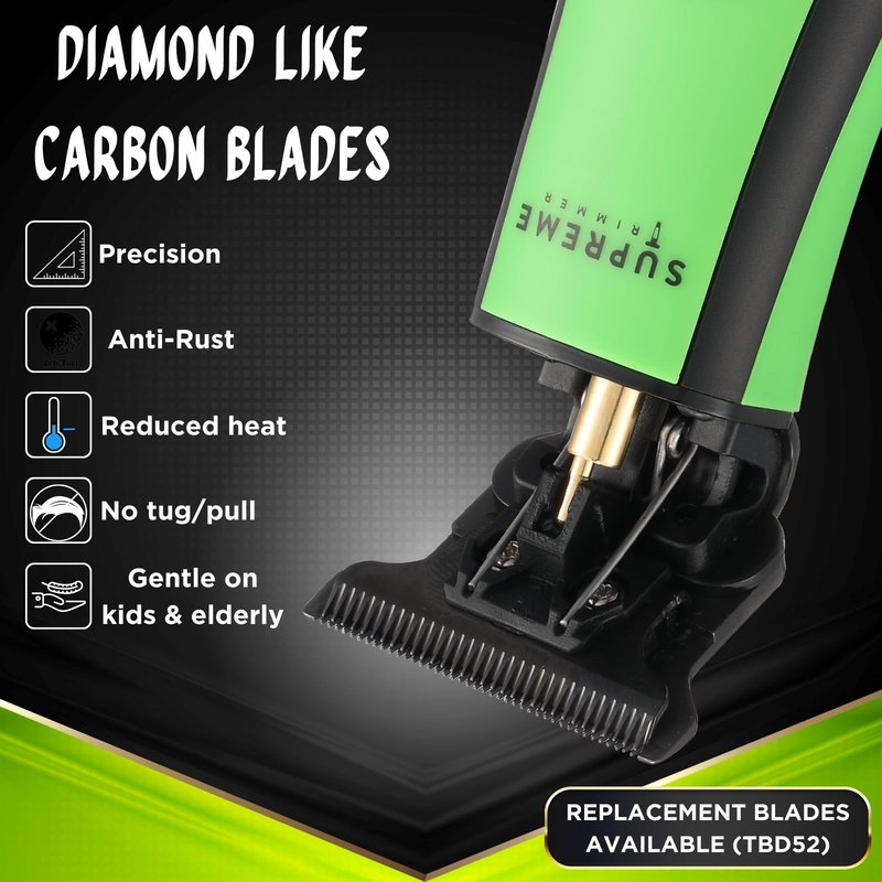 Supreme Trimmer Replacement DLC Coated Blade TBD52 | for T-Shaper's ST5200, ST5205, ST5210, ST5215 & ST5220