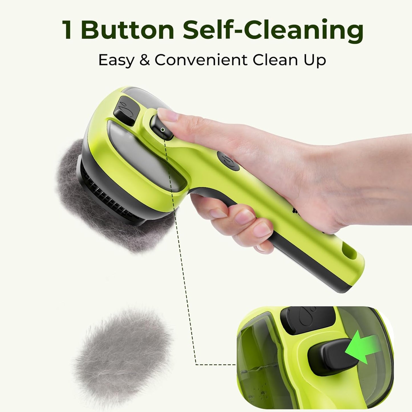 Pecute Cat Steam Brush - Self-Cleaning Grooming Tool with 2 Spray Modes | Large Capacity Tank for Shedding & Massaging