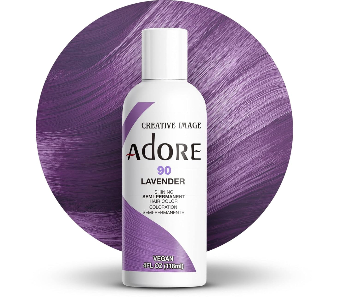 Adore Semi Permanent Hair Color - Mystic Grey | Vegan, Ammonia-Free Hair Dye | 4 Fl Oz