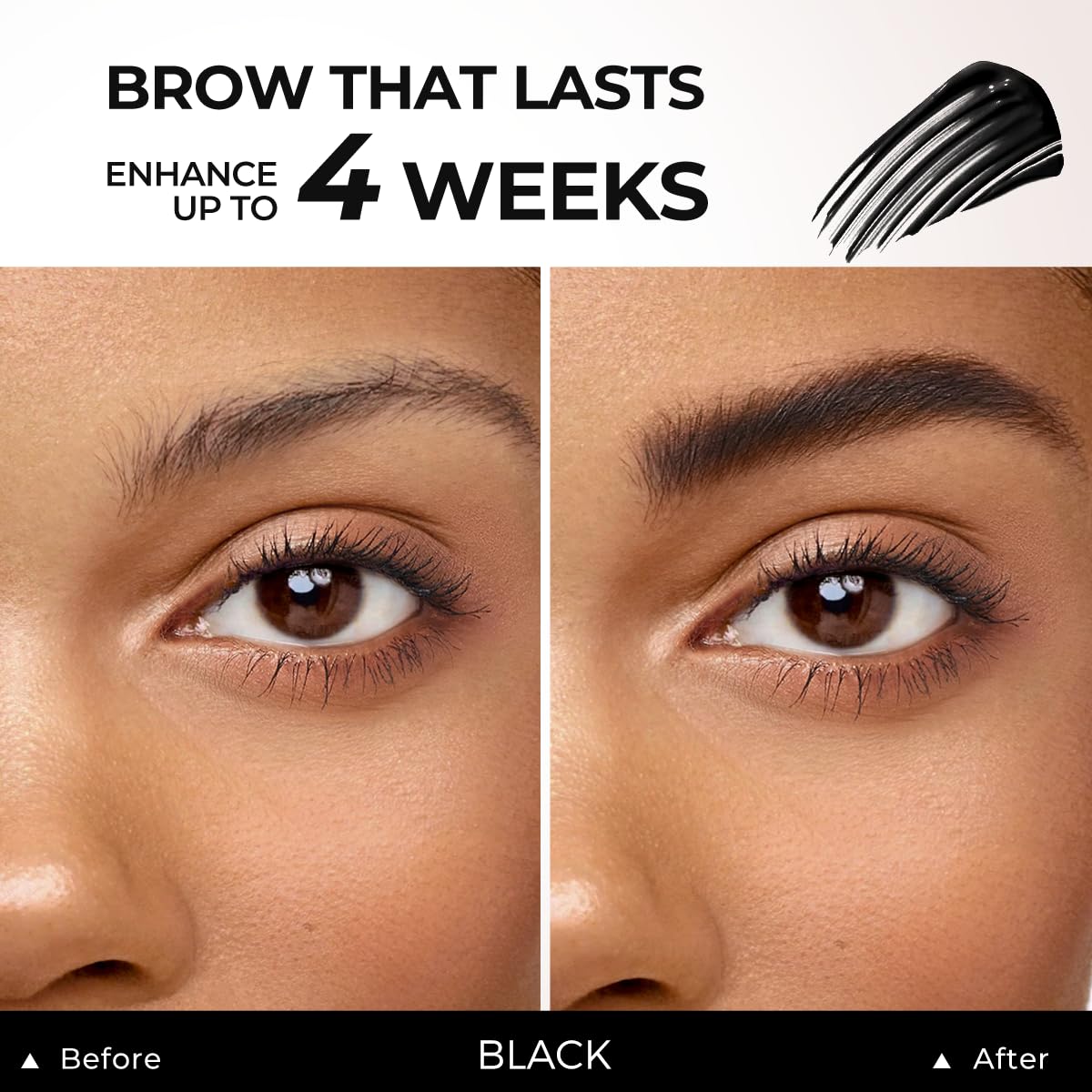 SACE LADY Eyebrow Color Kit, Long-Lasting Waterproof Eyebrow Color Up to 4 Weeks, DIY At-Home Brow, Natural Brow Cream for Women, Vegan & Cruelty-Free (03 Black)