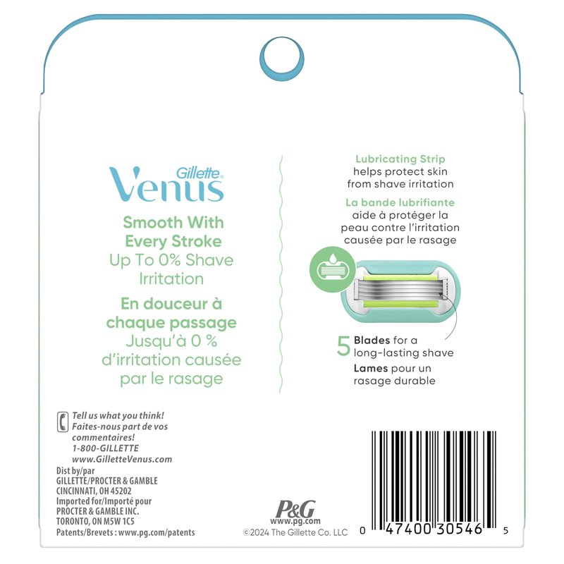 Gillette Venus Extra Smooth Womens Razor Blade Refills, 6 Count, Designed for a Close, Smooth Shave