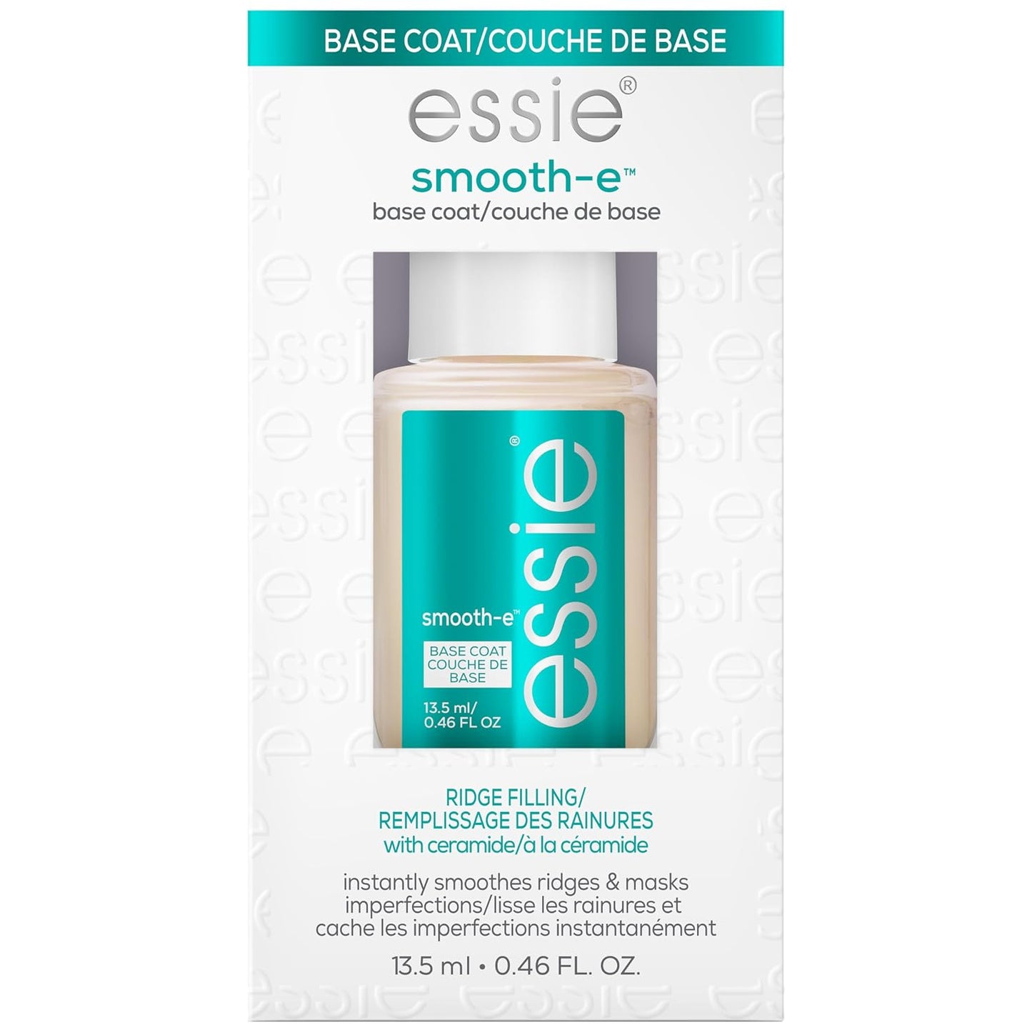 Essie Nail Care - 8-Free Vegan Base Coat for Smooth, Sleek Finish | 0.46 Fl Oz