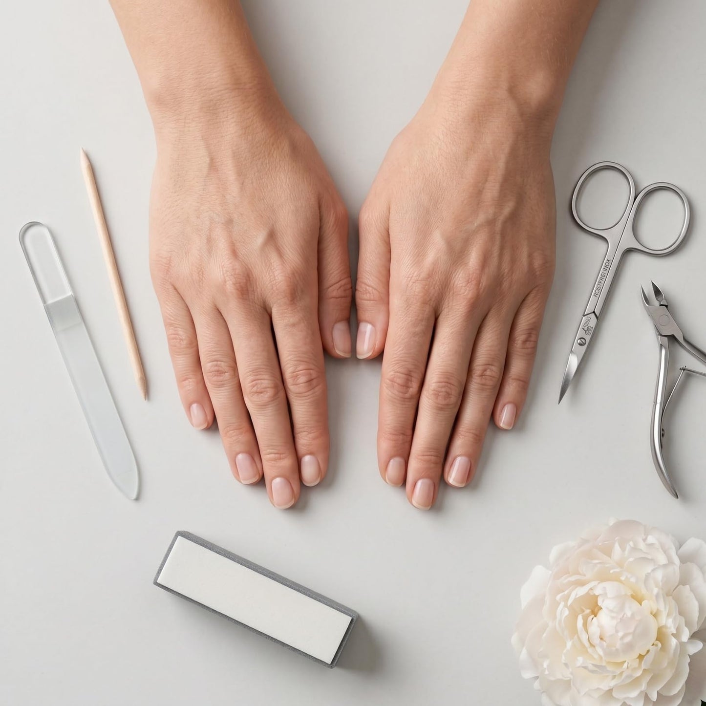 INOX Stainless Steel Tower Point Cuticle Scissors German Cuticle Remover. Made by Erbe in Solingen, Germany