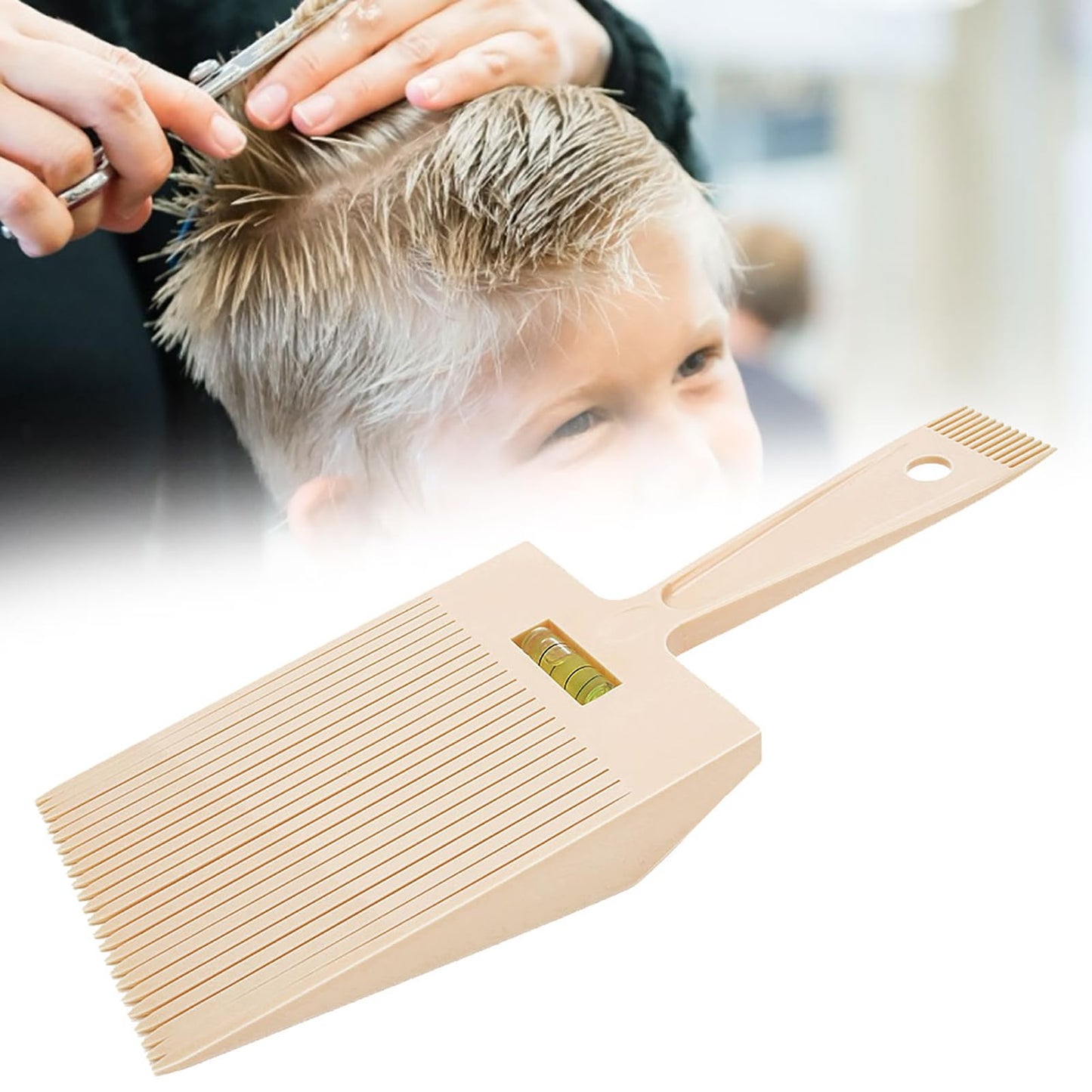 Professional Hair Comb Wide Flat-Top Comb Flattopper Flat Top Comb Portable Salon Barber Hair Styling Cutting Tool
