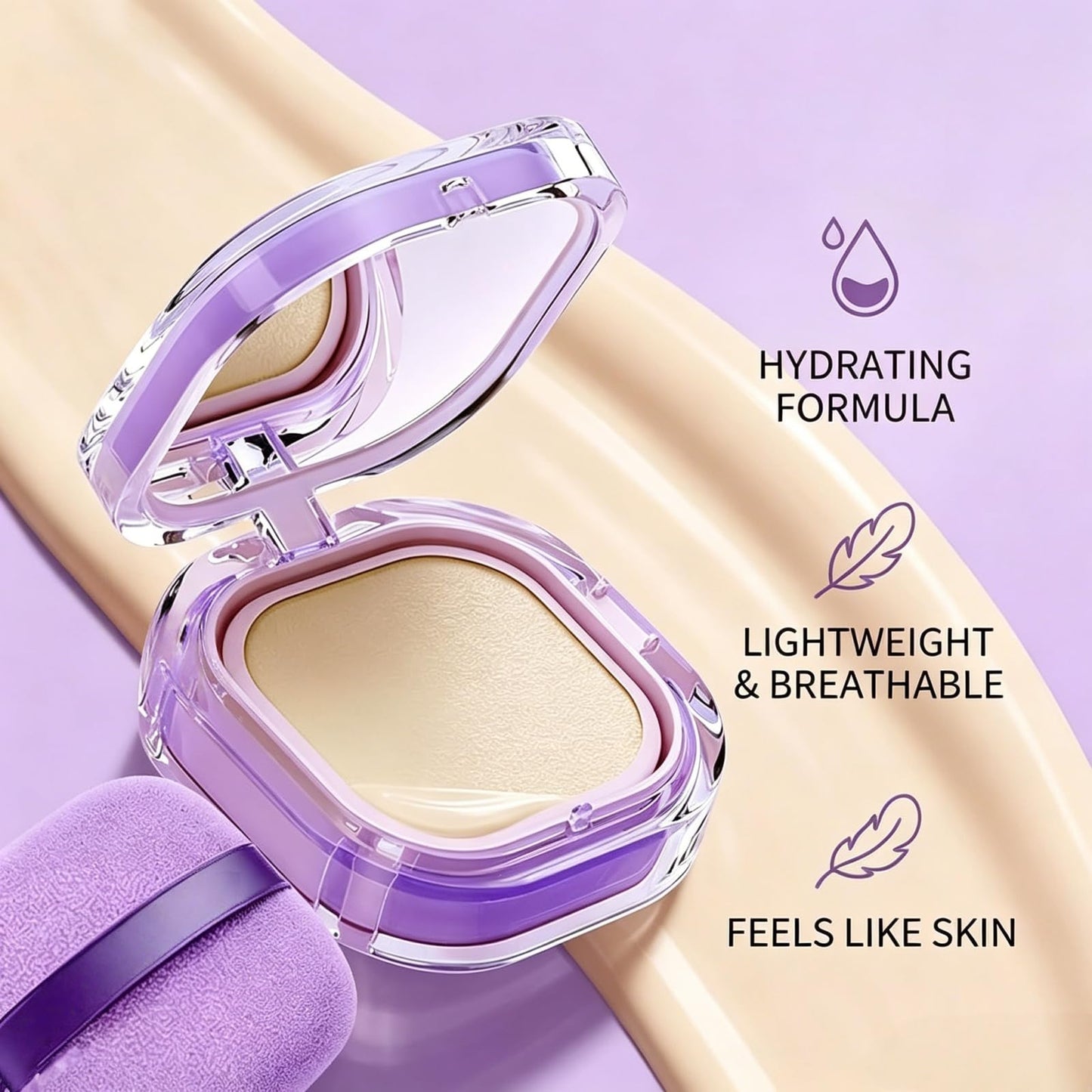 Minimell 2026 New 24h Long-Lasting Waterproof Matte Finish, Full Coverage Creamy Foundation, High-Coverage Formula Creates a Flawless Base; All Skin Types.