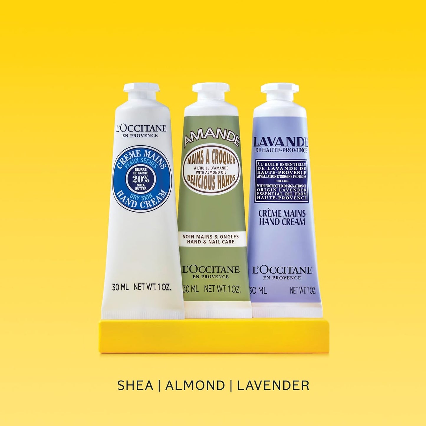 L’Occitane Hand Cream Set - Moisturizing Trio for Dry Hands & Nails | Travel-Sized Vegan Skincare