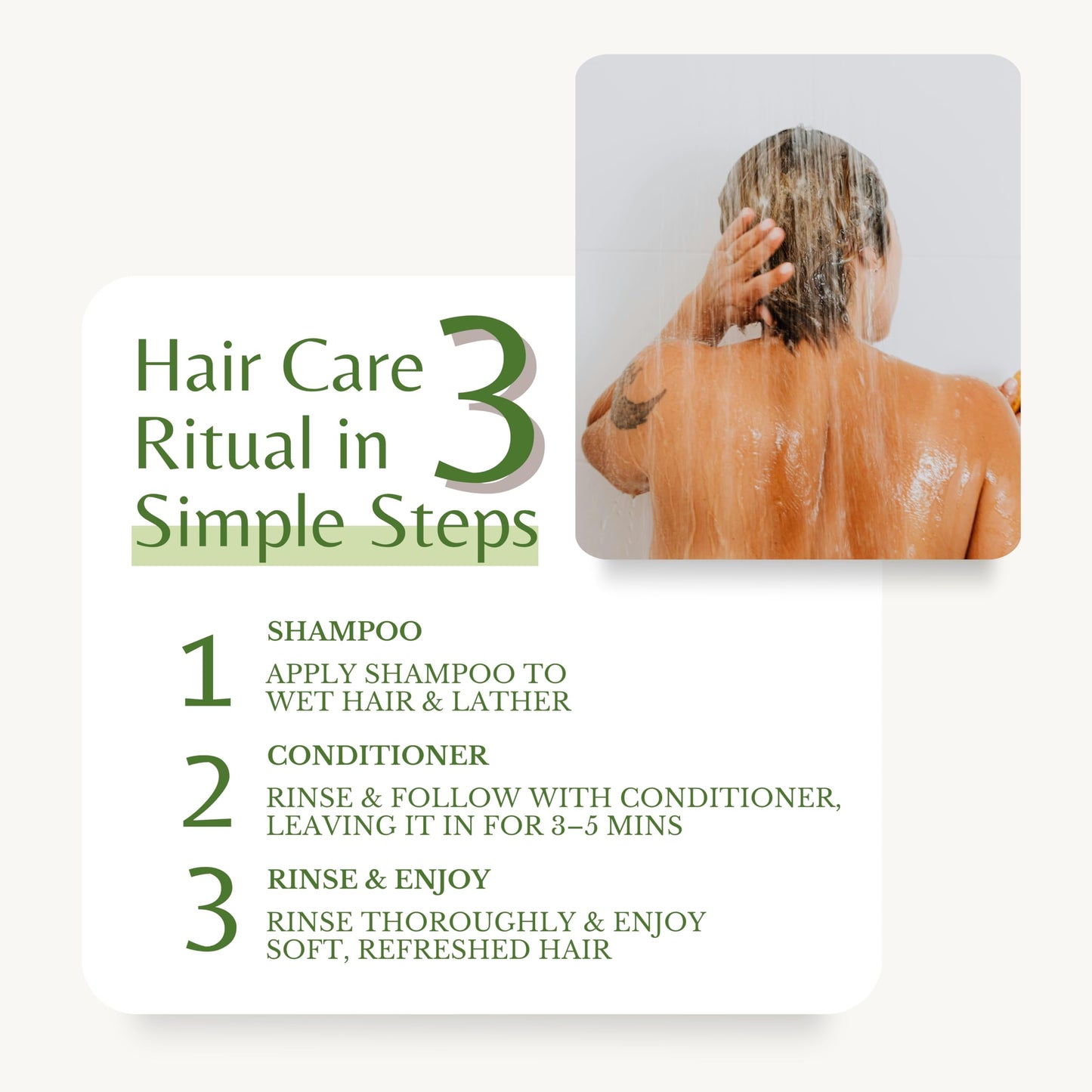 EDENIKA BOTANICALS Tea Tree Oil Shampoo and Conditioner Set, Deep Cleansing for Buildup & Oily Scalp, Soothes Itchy Scalp & Refreshes Hair, Sulfate Free, Women & Men, 16 fl oz Each