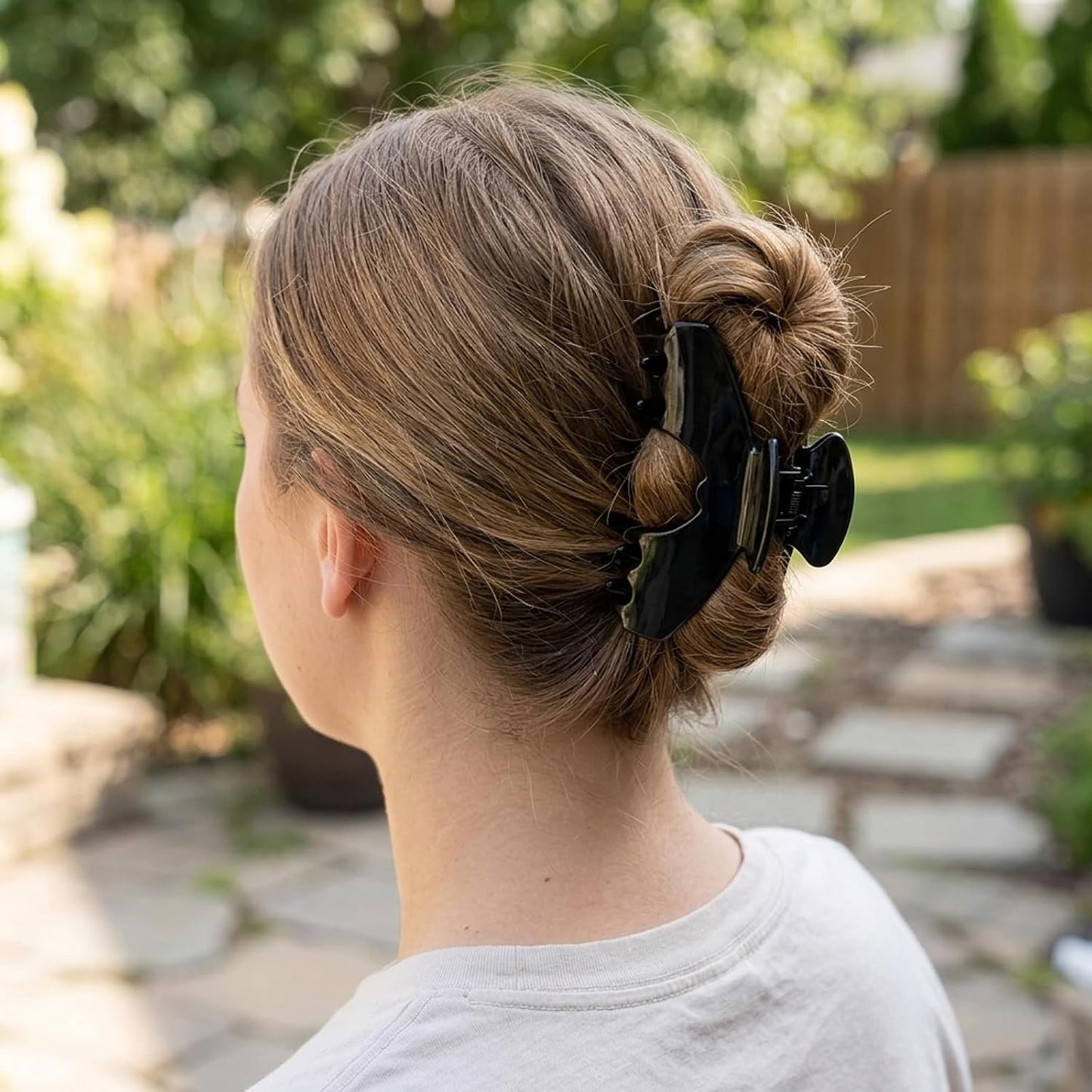 Large Baseball Hair Claw Clips - 3 Pcs Non-Slip Grip for Secure Styling | Perfect for Hats & Outdoor Activities