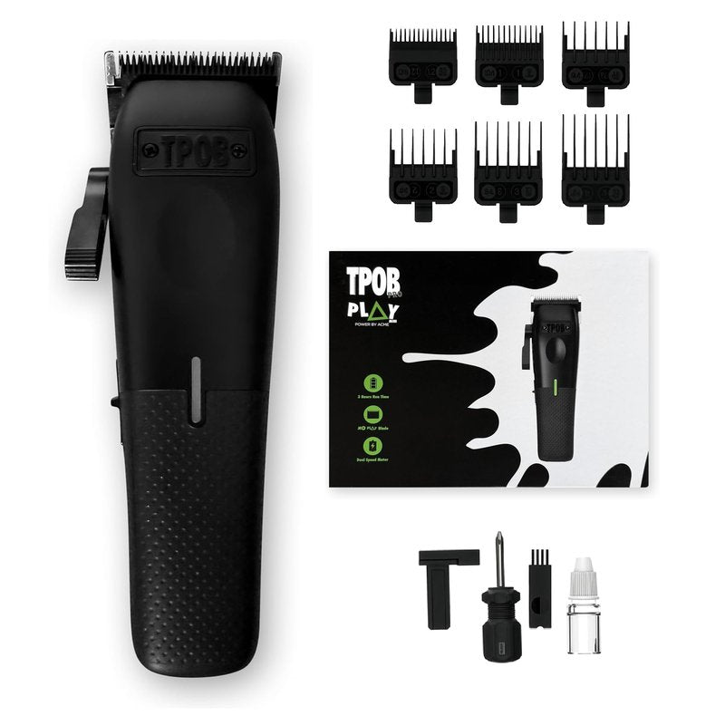 TPOB Mini Play Professional Hair Clippers Without Charge Stand (Black)