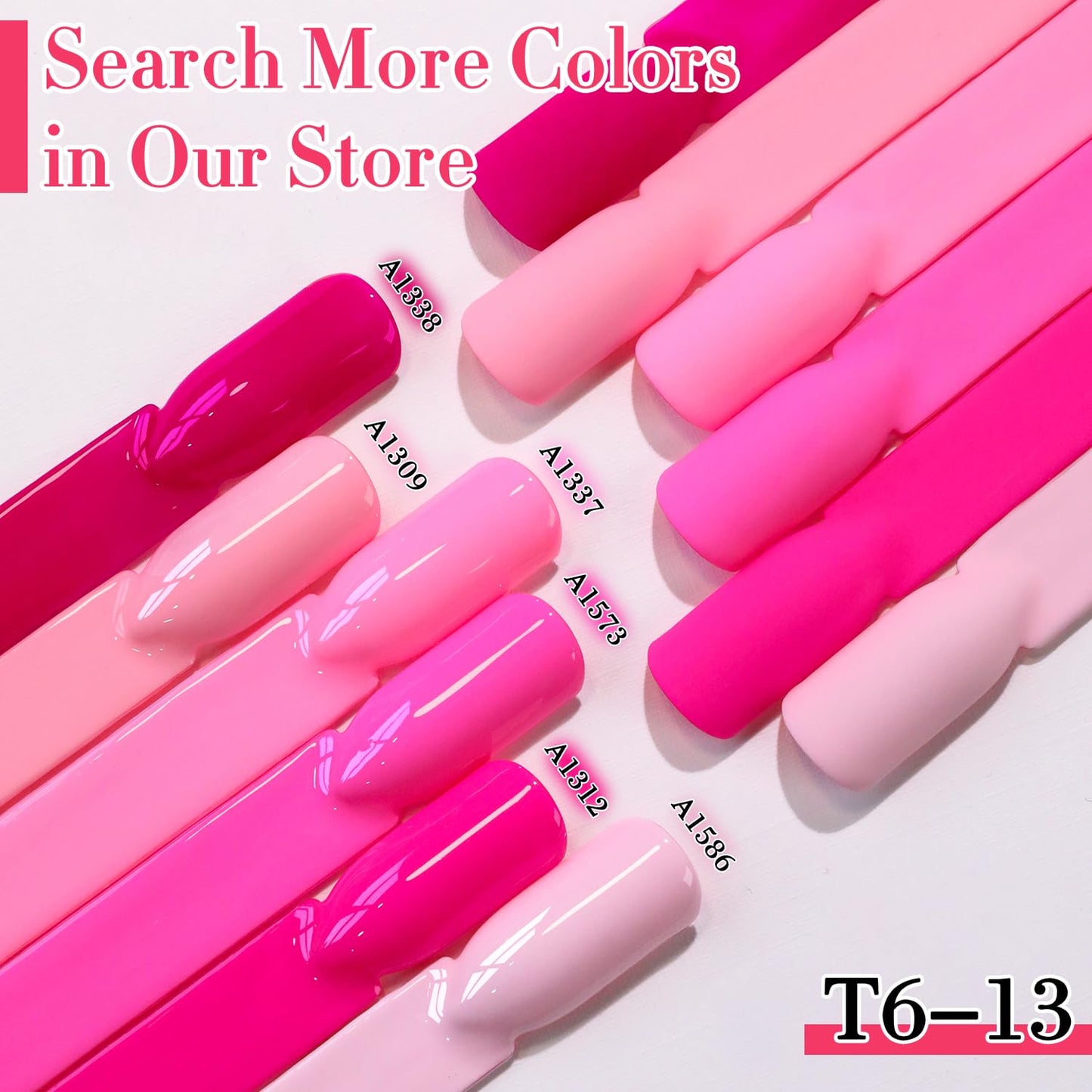 Gel Nail Polish - Translucent Light Milky Pastel for DIY Manicure | 0.5 Oz Rose Pink