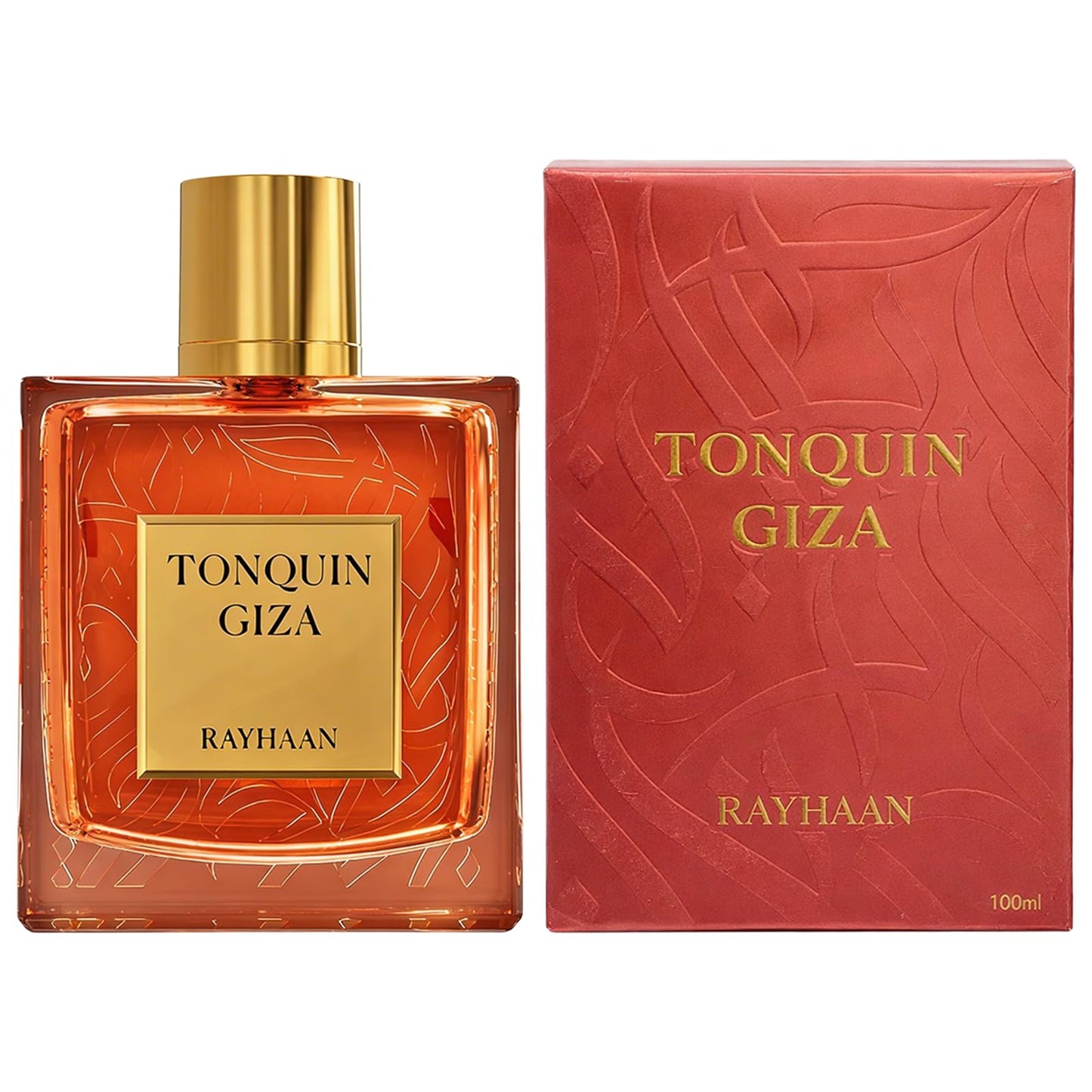 Rayhaan Tonquin Giza – Gourmand, Spicy, Sweet, Warm – Eau de Parfum Spray Long-Lasting Fragrance for Unisex, 3.4 Ounce / 100 ml